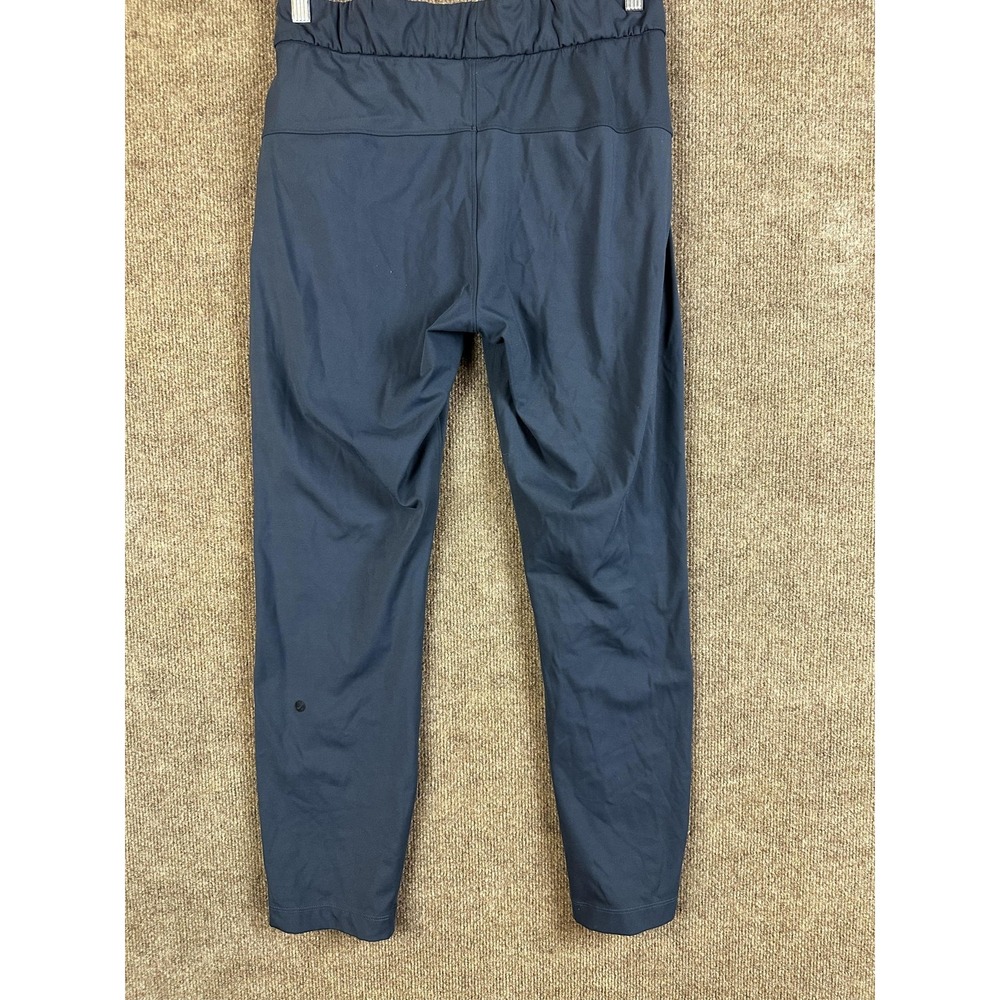CRZ YOGA Jogger Pants Womens 10 Blue Slim Drawstring Pockets Yoga Training